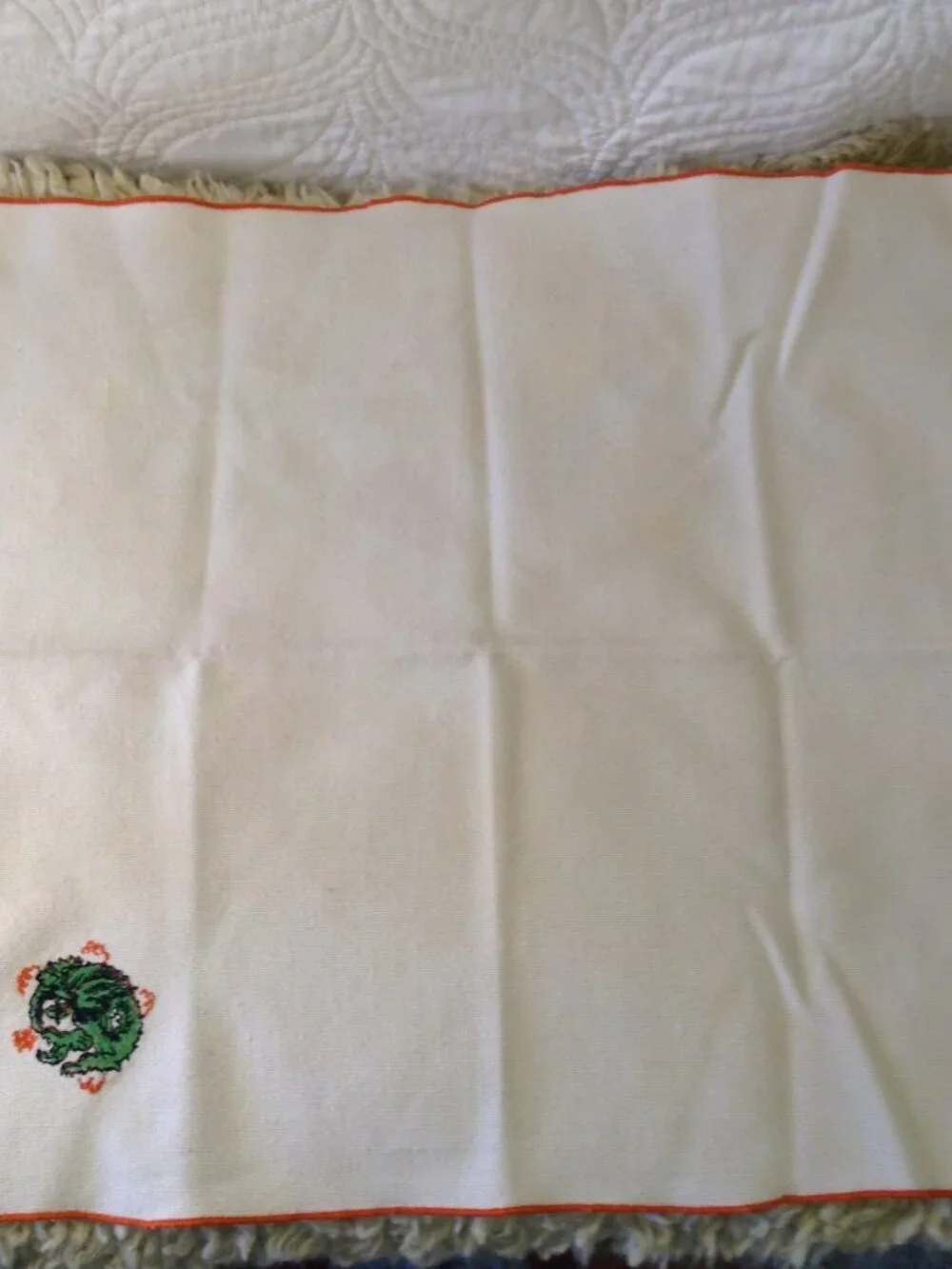 VTG 90's Foo Dogs Napkins (6) Asian Inspired Cotton/Linen Decorative Avant Garde